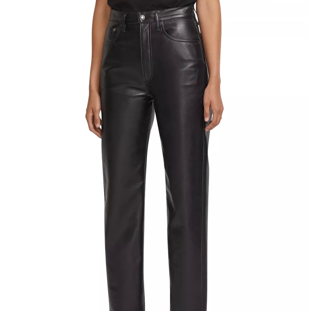 Agolde 90s leather pant size 28 lightly worn